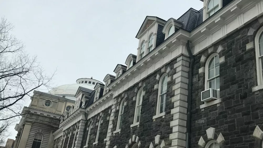 A Cornell University building is pictured in Ithaca, New York, US, August 12, 2024. Mary Chao/USA TODAY NETWORK via REUTERS NO RESALES. NO ARCHIVES.