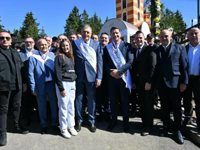 Milorad Dodik in Zoran Stevanović.