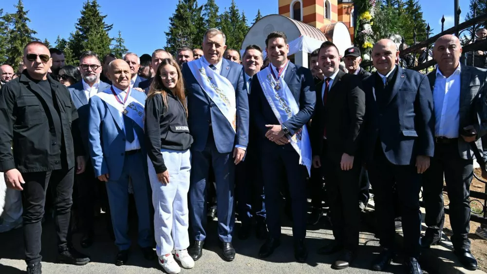 Milorad Dodik in Zoran Stevanović.