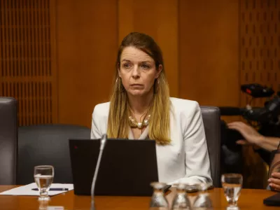 - Tea Ko&scaron;ir, poslanka Demokrati,- 01.06.2026. - Zasli&scaron;anja kandidatov za ministre 4. vleda Janeza Jan&scaron;e pred parlamentarnimi odbori v DZ RS.//FOTO: Bojan Velikonja