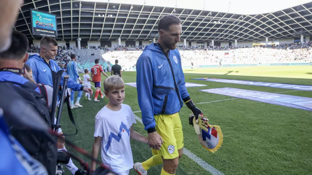 Jan Oblak26.9.2026 - Nogomet - reprezentanca slovenije - stadion Stožice - tekma Slovenija - &Scaron;kotska v prvem krogu evropske lige narodov.Foto: Luka Cjuha