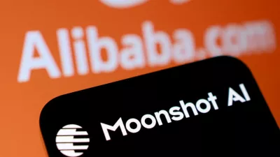 FILE PHOTO: Moonshot AI and Alibaba.com logos are seen in this illustration taken, September 5, 2026. REUTERS/Dado Ruvic/Illustration/File Photo