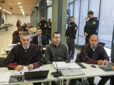 - Klemen Kadivec, Blaž Kadivec- 15.01.2024. - Nadaljevanje sojenja prvoobtoženema Klemnu Kadivcu in Blažu Kadivcu in ostalim za umor Danijela Božiča.//FOTO: Bojan Velikonja