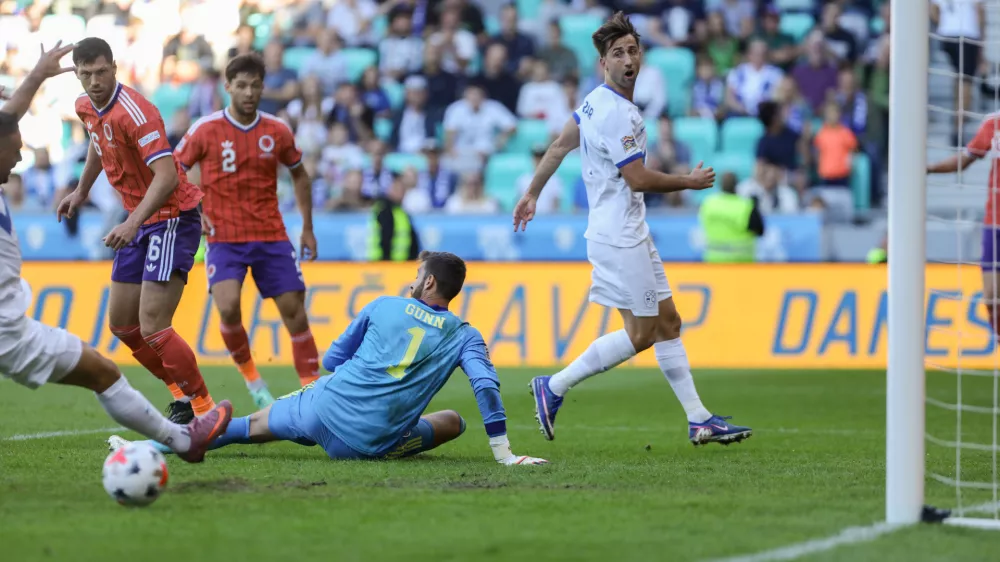Andraž &Scaron;porar26.9.2026 - Nogomet - reprezentanca slovenije - stadion Stožice - tekma Slovenija - &Scaron;kotska v prvem krogu evropske lige narodov.Foto: Luka Cjuha