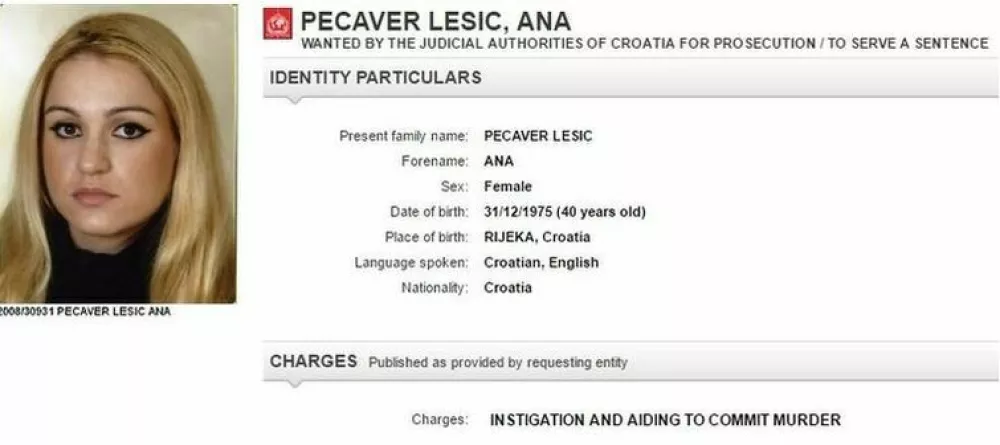Interpolova tiralica za Ano Pečaver Lesić. 