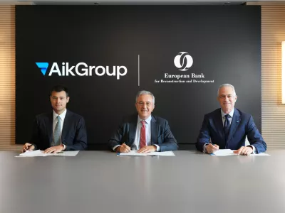 Ljubljana.Evropske banke za obnovo in razvoj (EBRD) vstopa v lastnistvo AikGroup.Foto: AikGroup