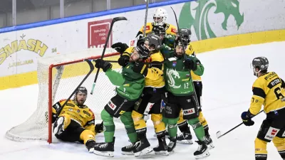 Nik Sim&scaron;ič05.04.2026 - Olimpija &ndash; Pustertal Liga ICE HOCKEY foto: Nik Erik Neubauer