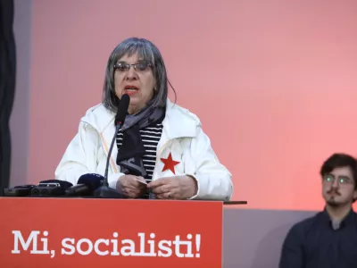 Svetlana Makarovič16.11.2025 - ustanovni kongres stranke Mi, socialisti! - dvorana Tabor - stranka Mi, socialistiFoto: Luka Cjuha