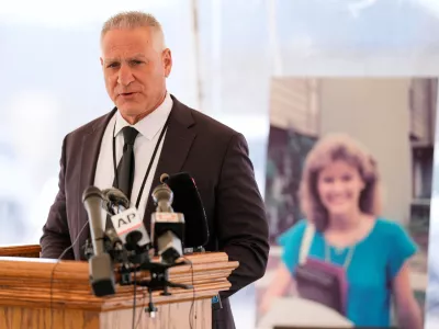 FILE - Tennessee Department of Correction Commissioner Frank Strada speaks to the media after the execution of Harold Wayne Nichols, Dec. 11, 2025, in Nashville, Tenn. (AP Photo/George Walker IV, File)