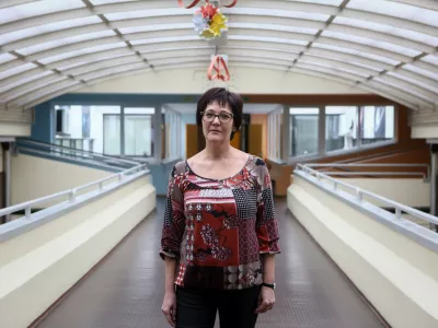 - 18.12.2017 &ndash; prof. Marta Zabret, profesorica matematike in specialistka matematičnega izobraževanja na Gimnaziji in srednji &scaron;oli Rudolfa Maistra v Kamniku.   //FOTO: Luka Cjuha.