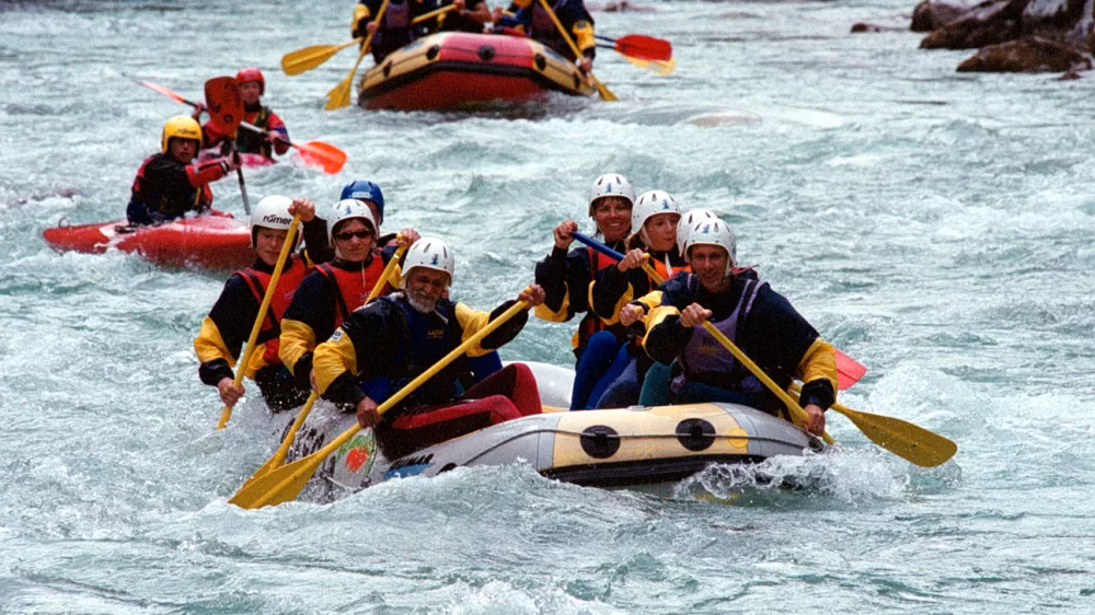 Rafting, veslanje reka Soča