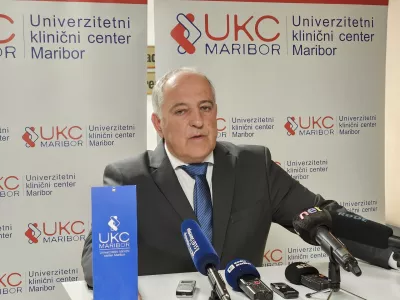 Maribor, UKC Maribor.Izjava direktorja UKC Maribor Antona Crnjaca o poslovanju v prvih treh mesecih in nacrtovanih investicijah.