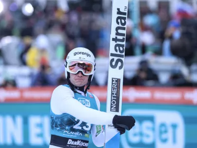 Anže Lani&scaron;ek- 27.03.2026 - smučarski skoki - zaključek skakalne sezone v Planici - smučarski poleti - Planica 2026//FOTO: Jaka Gasar