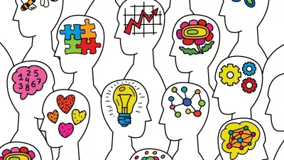 Human mind and experience diversity. Neurodiversity, autism acceptance. Differences in personality characteristics. An inclusive, understanding society. Vector illustration in colorful pop art style. / Foto: Anna Bergbauer