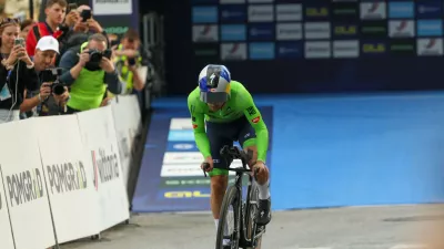 07.10.2026.  Primož Roglič. Člani Evropsko prvenstvo v kolesarstvu Slovenijaz 2026. Šenčur. 