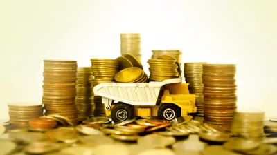 This is a huge money truck. It's like the investment business.
