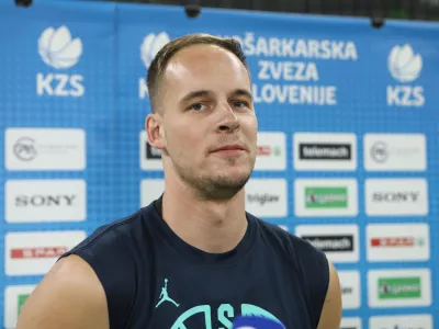 Klemen Prepelič28.07.2025 - ko&scaron;arkarska reprezentanca Slovenije - priprave na Evropsko prvenstvoFoto: Luka Cjuha