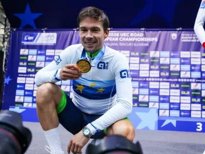 07.10.2026.  Primož Roglič. Člani Evropsko prvenstvo v kolesarstvu Slovenijaz 2026. &Scaron;enčur. 