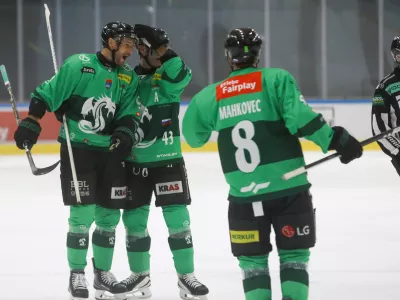 25.9.2026 - hokej -Olimpija - KAC Celovec v mednarodni ligi Icehl.Foto: Luka Cjuha