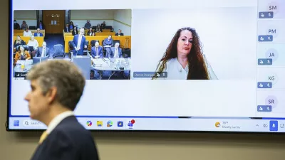 Christa Pike med zaslišanjem na daljavo avgusta letos.