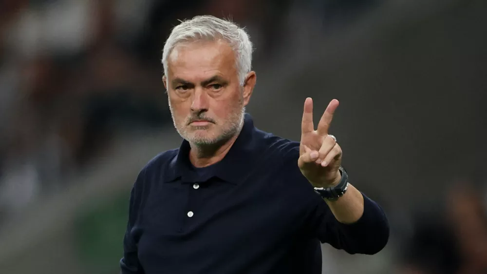 Trener Real Madrida Jose Mourinho 