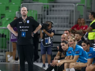 Rasmus Poulsen je novi trener Krima5.9.2026 - Rokomet ženske tekma Krim OTP Group Mercator - CSM Bukare&scaron;ta v prvem krogu evropske lige prvakinjFoto: Luka Cjuha