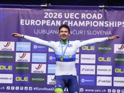 07.10.2026.  Primož Roglič. Člani Evropsko prvenstvo v kolesarstvu Slovenijaz 2026. &Scaron;enčur. 