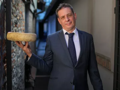 - 29.09.2026. - Mark Jaklič, tehnolog za sire in mlečne izdelke,//FOTO: Bojan Velikonja