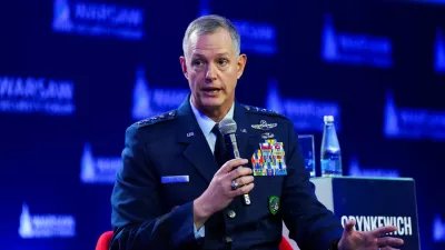 NATO's Supreme Allied Commander Europe Alexus Grynkewich speaks during the Warsaw Security Forum in Warsaw, Poland, October 12, 2026. REUTERS/Aleksandra Szmigiel