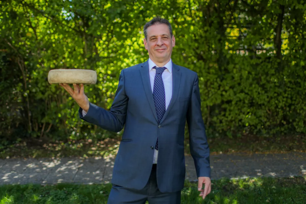 - 29.09.2026. - Mark Jaklič, tehnolog za sire in mlečne izdelke,//FOTO: Bojan Velikonja