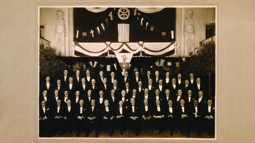 Inaguracija ljubljanskega rotary kluba leta 1931
