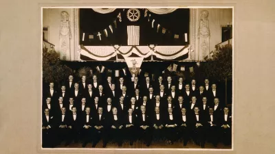 Inaguracija ljubljanskega rotary kluba leta 1931