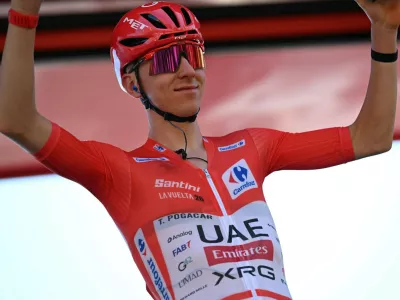23-08-2026 Vuelta A Espana Tappa 02 Monaco - Manosque 2026, Uae Emirates - Xrg Pogacar, Tadej Monaco - Montecarlo,Image: 1128092626, License: Rights-managed, Restrictions: PUBLICATIONxNOTxINxITAxFRAxNED, Model Release: no 