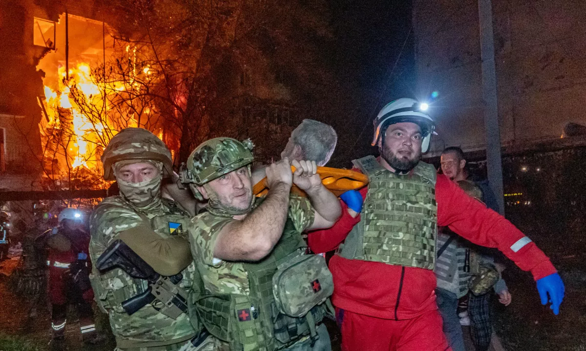 Ruski napadi na Harkov: več mrtvih in na desetine ranjenih