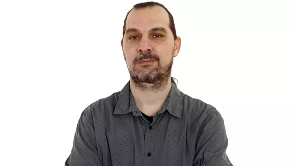 Gregor ButalaZA ONLINE - Redakcija Dnevnik 2024 - portreti za komentarje in kolumne - kolumnisti - komentatorji &ndash; novinarji - portret //FOTO: Luka Cjuha