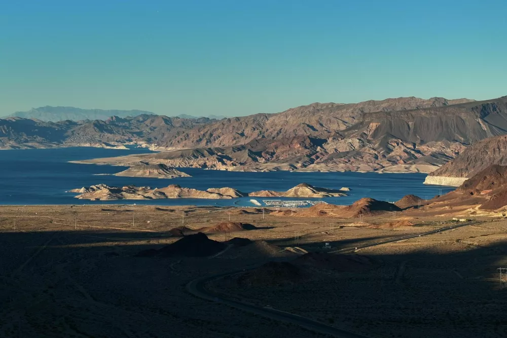 FILE - Lake Mead is seen on Sept. 3, 2026, in Boulder City, Nev. (AP Photo/John Locher, File) / Foto: John Locher