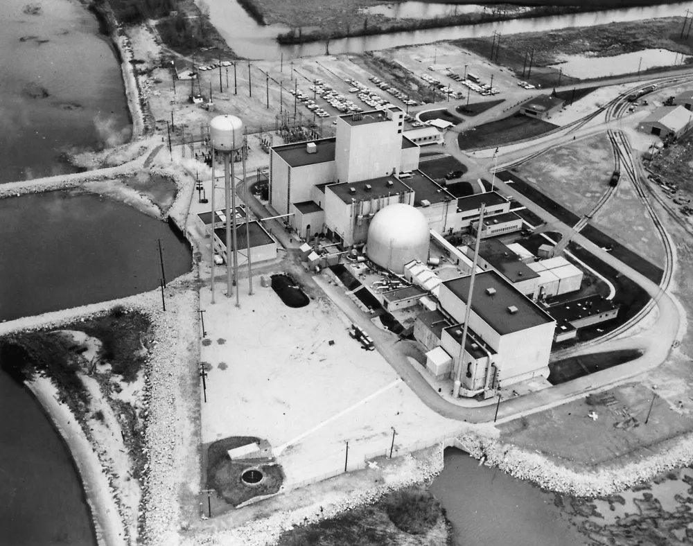 Pogled na Fermi 1 iz zraka v &scaron;estdesetih in sedemdesetih letih. / Foto: Wikipedia