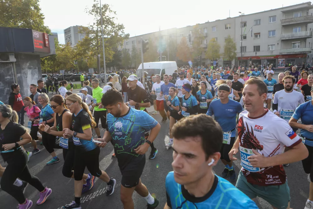 17.10.2026 - 30. Ljubljanski maraton - Ljubljana maraton - sobotav- 10 km tekFoto: Luka Cjuha