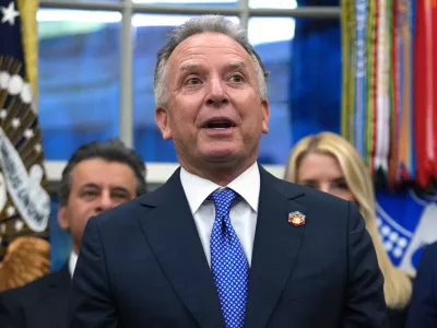 FILE - White House Special Envoy to the Middle East Steve Witkoff speaks at an event in the Oval Office of the White House, Thursday, Jan. 29, 2026, in Washington. (AP Photo/Allison Robbert,File)