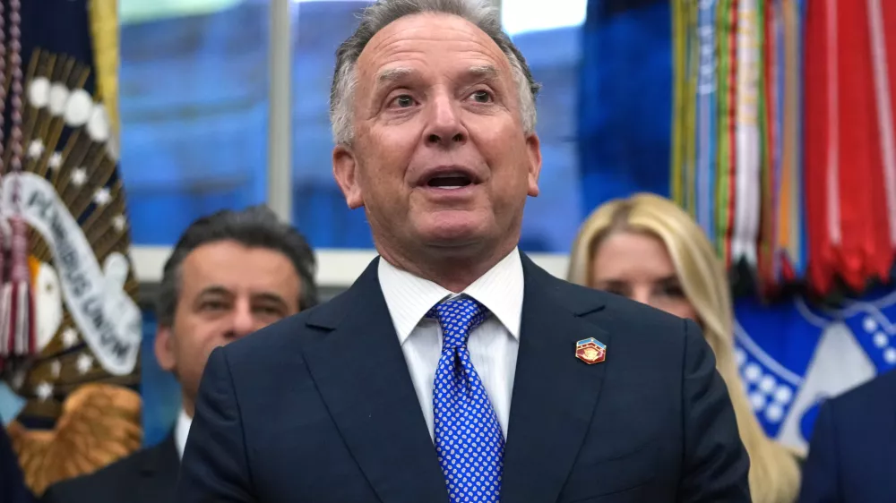 FILE - White House Special Envoy to the Middle East Steve Witkoff speaks at an event in the Oval Office of the White House, Thursday, Jan. 29, 2026, in Washington. (AP Photo/Allison Robbert,File)