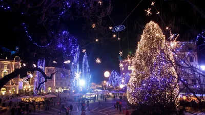 ljubljana, praznična okrasitev