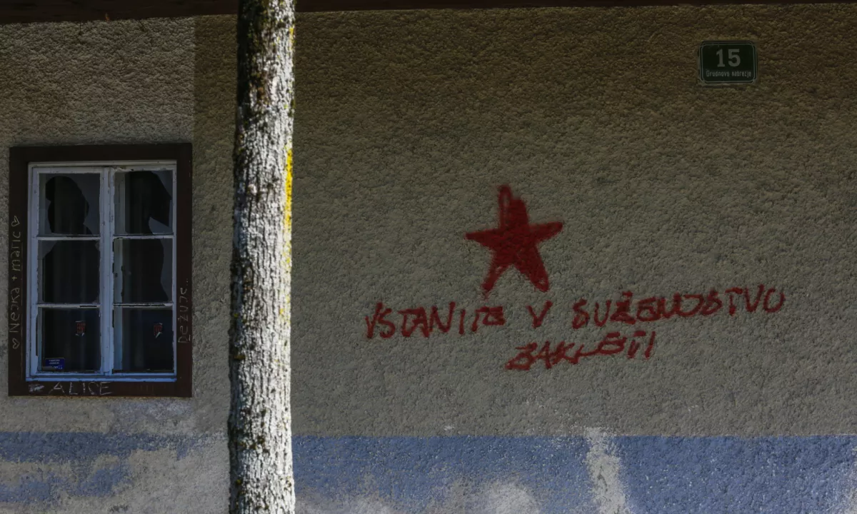 Z Mlado partizanko in Tovarišem Titom izzival soseda