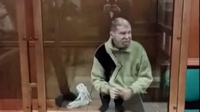 US citizen Stephen Hubbard, accused of serving as a mercenary for Ukraine against Russia in the course of a military conflict, appears in a court hearing, in Moscow, Russia October 7, 2024, in this still image from archive video.  Moscow City Court/Handout via REUTERS  THIS IMAGE HAS BEEN SUPPLIED BY A THIRD PARTY. MANDATORY CREDIT.