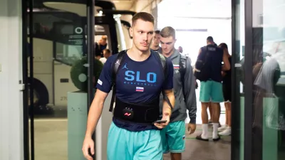 - Gregor Glas- 01.08.2023. Odprti trening slovenske moške košarkarske reprezentance pred prijateljsko tekmo, pred Svetovnim prvenstvom, z Grčijo.//FOTO: Bojan Velikonja