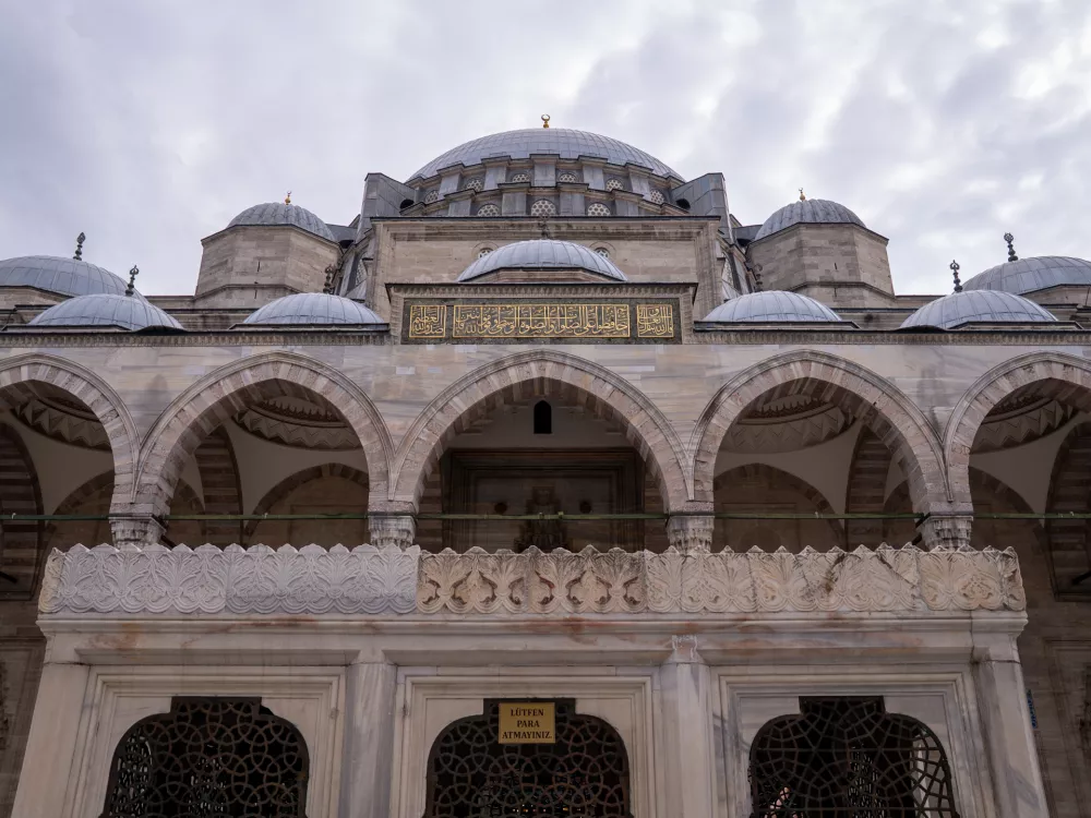 ISTANBUL, TURKIYE - OCTOBER 14: A view of the Suleymaniye Mosque and Complex, one of the masterpieces of Ottoman architecture and completed and opened for worship on October 15, 1557, in Istanbul, Turkiye on October 14, 2026. Arif Murat Kayacan / AnadoluNo Use USA No use UK No use Canada No use France No use Japan No use Italy No use Australia No use Spain No use Belgium No use Korea No use South Africa No use Hong Kong No use New Zealand No use Turkey