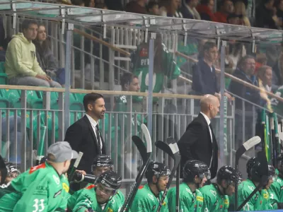25.9.2026 - hokej -Olimpija - KAC Celovec v mednarodni ligi Icehl.Foto: Luka Cjuha