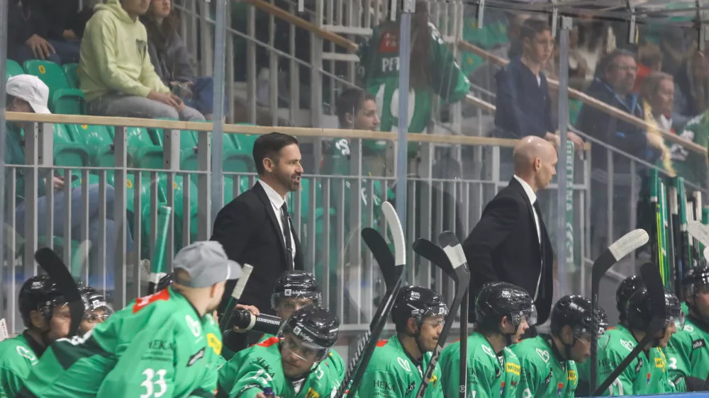 25.9.2026 - hokej -Olimpija - KAC Celovec v mednarodni ligi Icehl.Foto: Luka Cjuha