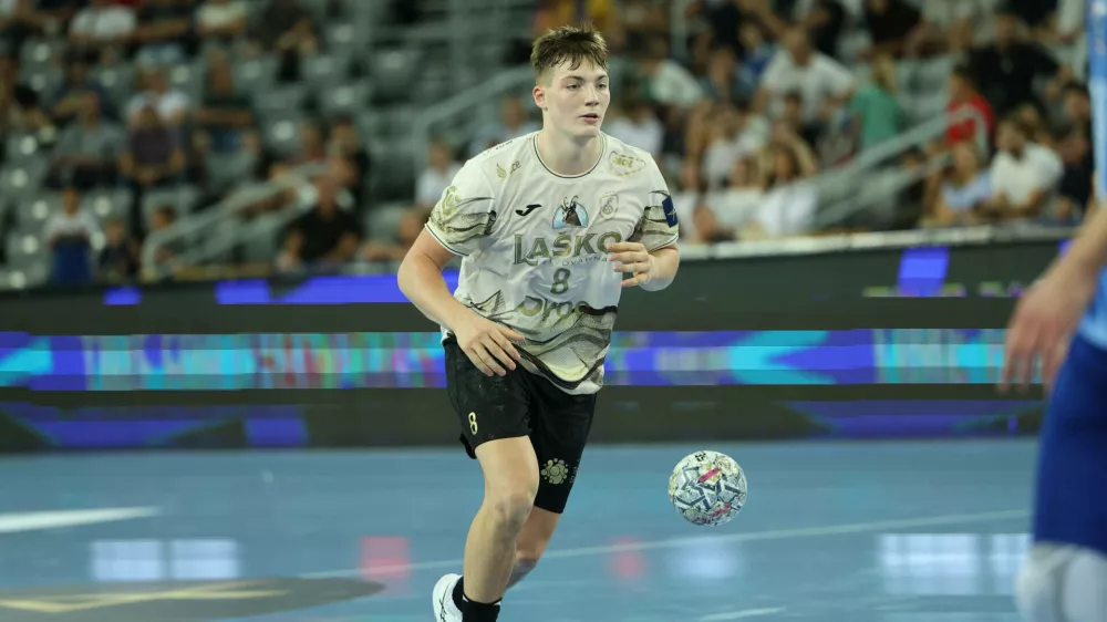 Zagreb, Arena Zagreb, September 9, 2026. EHF Champions League Men 2026/27 Group Phase, HC Zagreb - RK Celje Pivovarna Lasko 31:29 ANZIC Aljus 8,Image: 1132905909, License: Rights-managed, Restrictions: PUBLICATIONxNOTxINxCRO, Model Release: no 