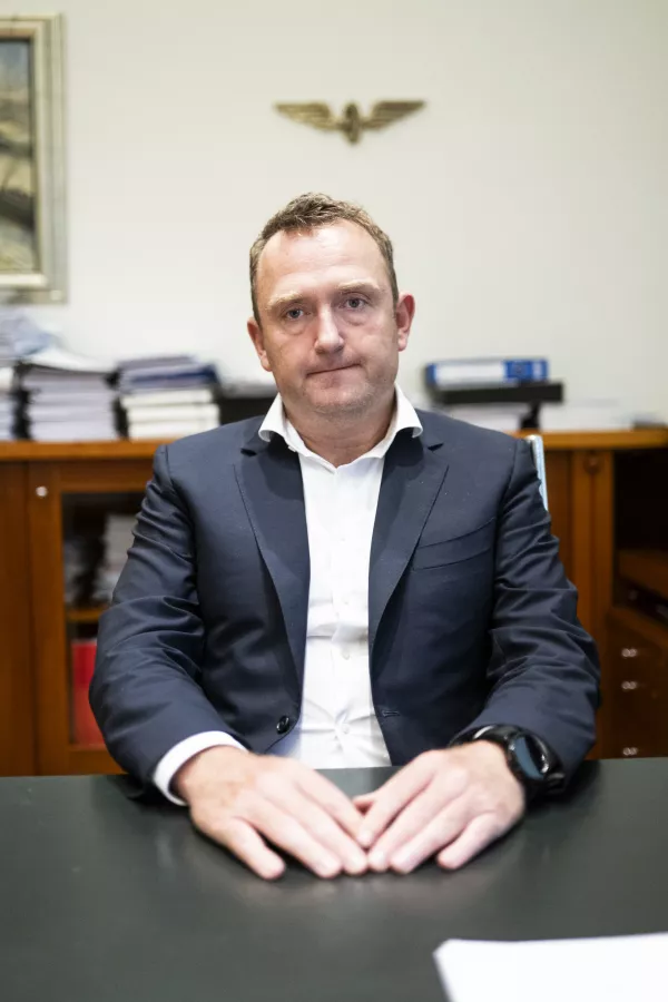 28.07.2025 Du&scaron;an Mes, generalni direktor Slovenskih železnic FOTO: Nik Erik Neubauer