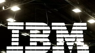 FILE PHOTO: The IBM logo is seen during the Viva Technology conference dedicated to innovation and startups at Porte de Versailles exhibition center in Paris, France, June 12, 2025. REUTERS/Benoit Tessier/File Photo